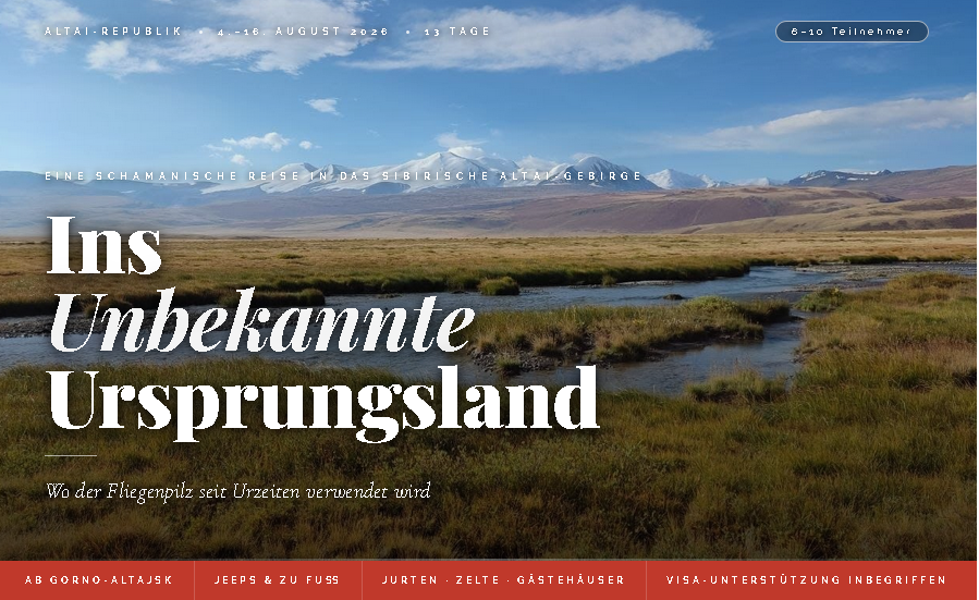 Schamanische Reise ins Altai Gebirge 04.08. - 16.08.2026