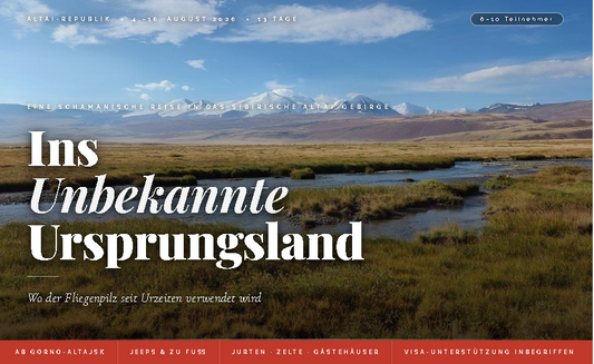 Schamanische Reise ins Altai Gebirge 04.08. - 16.08.2026