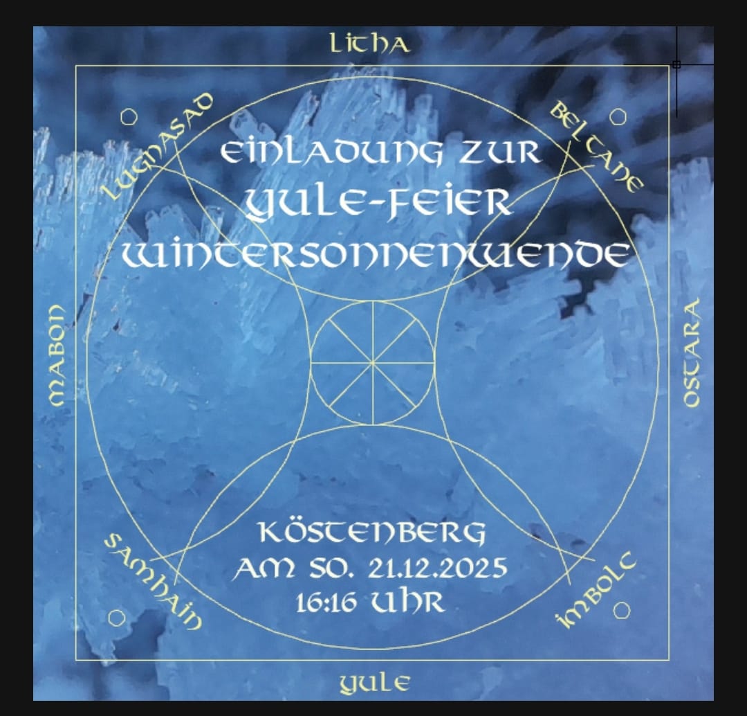 Wintersonnwendfeier am 21.12.2025 in Köstenberg